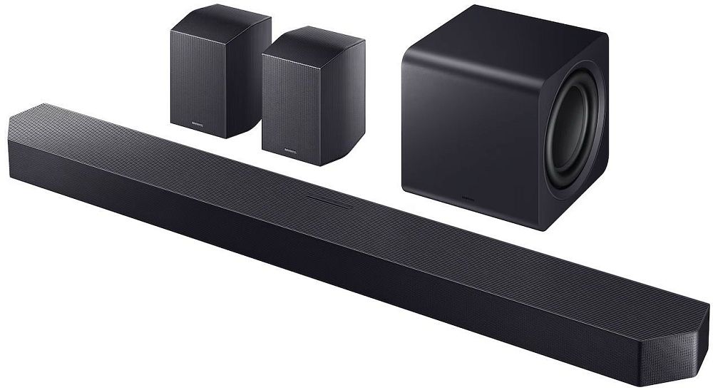 Акустическая система Samsung Q990H Q-Series 11.1.4 Soundbar with Subwoofer & Rear Speakers черный титан, Q990H Q-Series 11.1.4 Soundbar with Subwoofer & Rear Speakers черный титан
Акустическая система Samsung Q990H Q-Series 11.1.4 Soundbar with Subwoofer & Rear Speakers черный титан, Q990H Q-Series 11.1.4 Soundbar with Subwoofer & Rear Speakers черный титан