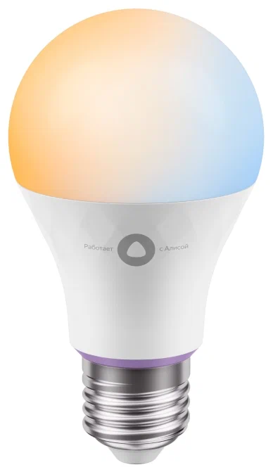 Умная лампа Яндекс E27, 8 Вт разноцветная YNDX-00501