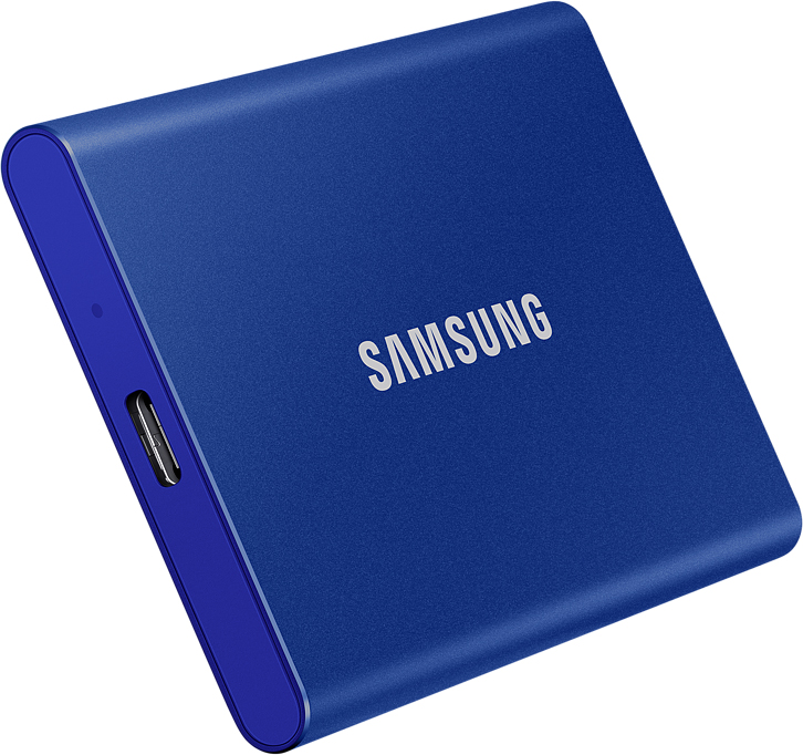 Внешний накопитель Samsung SSD USB 3.2 T7 500 ГБ синий MU-PC500H/WW MU-PC500H/WW - фото 7