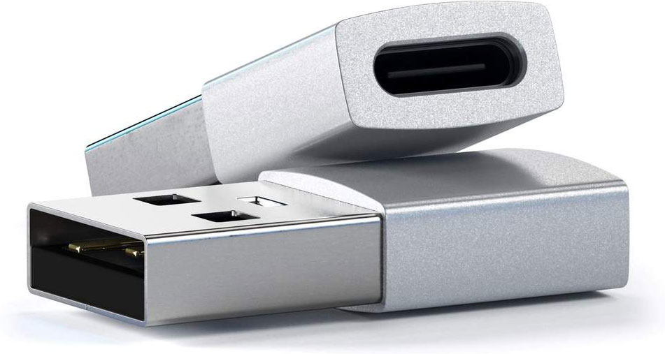 Адаптер Satechi USB-A / USB-C серебристый ST-TAUCS USB-A / USB-C серебристый - фото 3