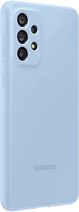 Чехол Samsung Silicone Cover A73 голубой EF-PA736TLEGRU - фото 3