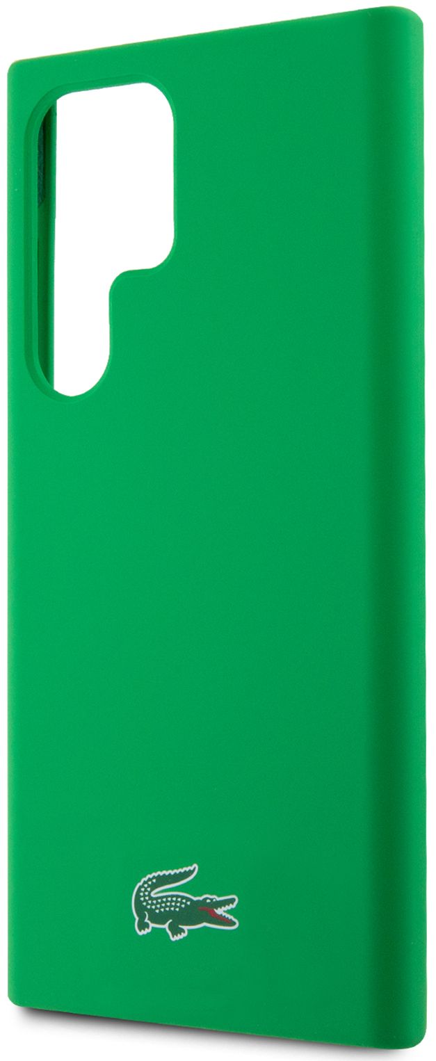 Чехол Lacoste Liquid silicone Croc Logo Hard для Galaxy S23 Ultra зеленый  купить на фирменном сайте galaxystore в Москве, цены на Чехол Lacoste  Liquid silicone Croc Logo Hard для Galaxy S23 Ultra