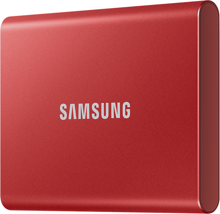 Внешний накопитель Samsung SSD USB 3.2 T7 1 ТБ красный фото 3