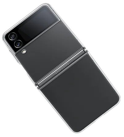 Чехол Samsung Clear Slim Cover для Z Flip4 прозрачный EF-QF721CTEGRU - фото 4