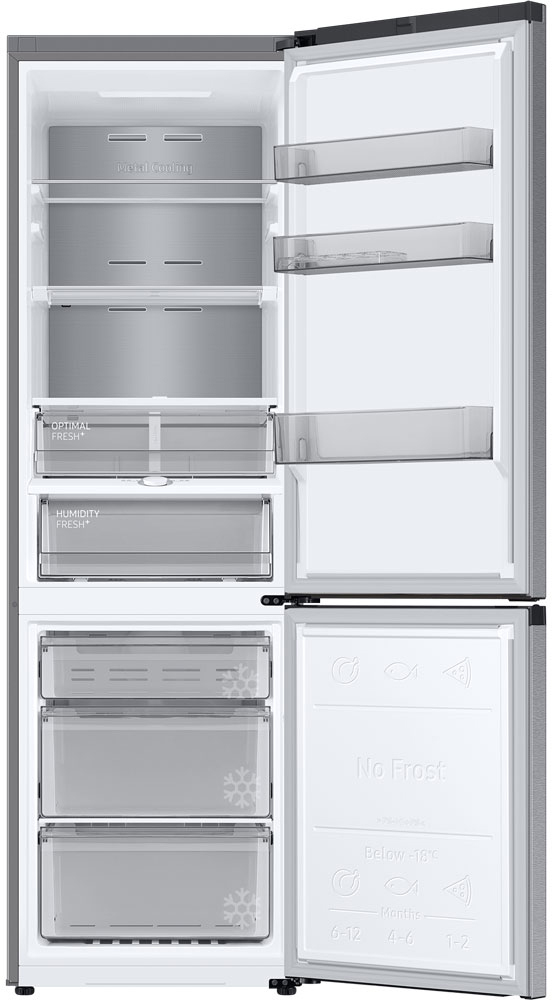 Холодильник Samsung RB36T774 с нижней морозильной камерой с Metal Cooling, 360 л серебристый RB36T774FSA/WT RB36T774FSA/WT - фото 4