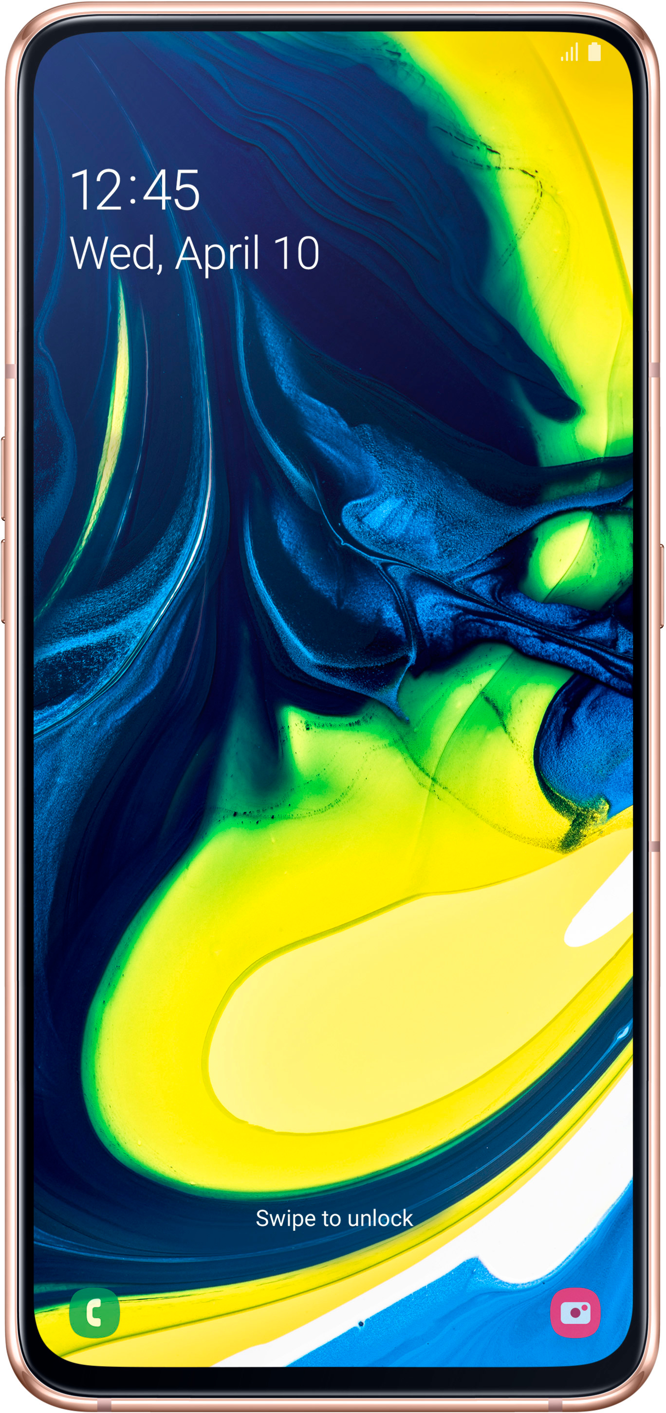 Смартфон Samsung Galaxy A80 128 ГБ золотой купить на фирменном сайте  galaxystore в Москве, цены на мобильный телефон Смартфон Samsung Galaxy A80  128 ГБ золотой