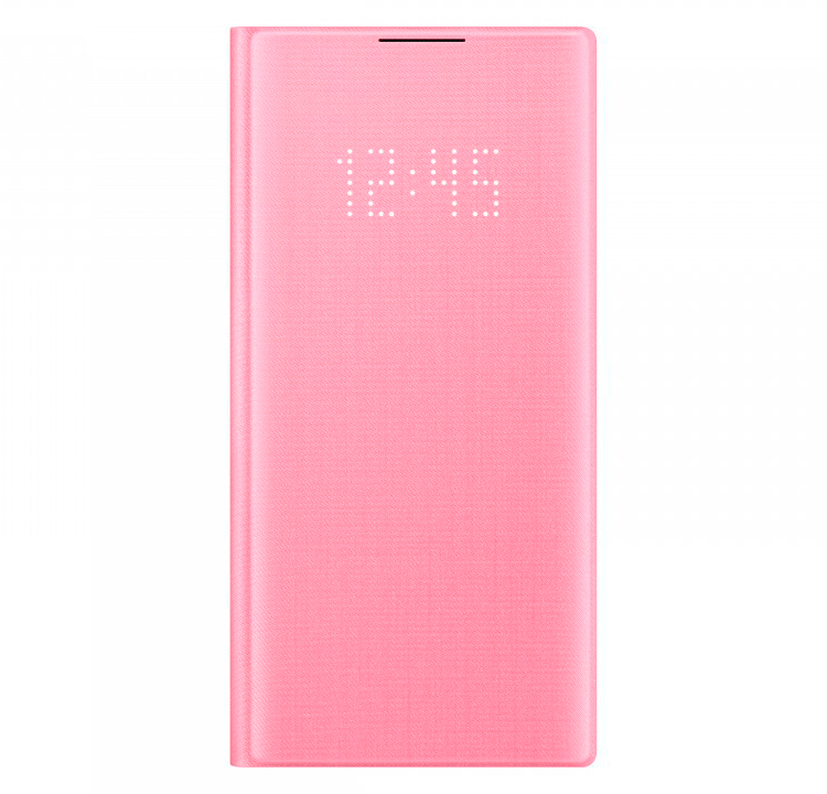Чехол-книжка Samsung LED View Cover для Galaxy Note10 розовый