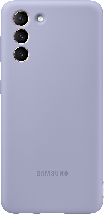 Чехол Samsung Silicone Cover для Galaxy S21 фиолетовый
