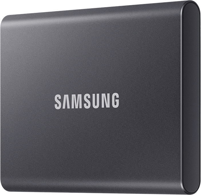 Внешний накопитель Samsung SSD USB 3.2 T7 500 ГБ серый MU-PC500T/WW MU-PC500T/WW - фото 2
