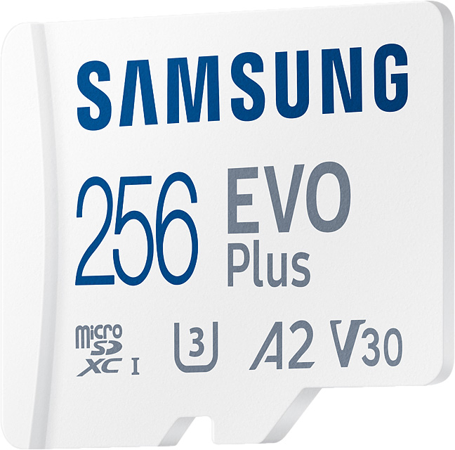 Карта памяти Samsung MicroSDXC EVO Plus 256 ГБ MB-MC256KA/APC, цвет белый MB-MC256KA/APC - фото 3