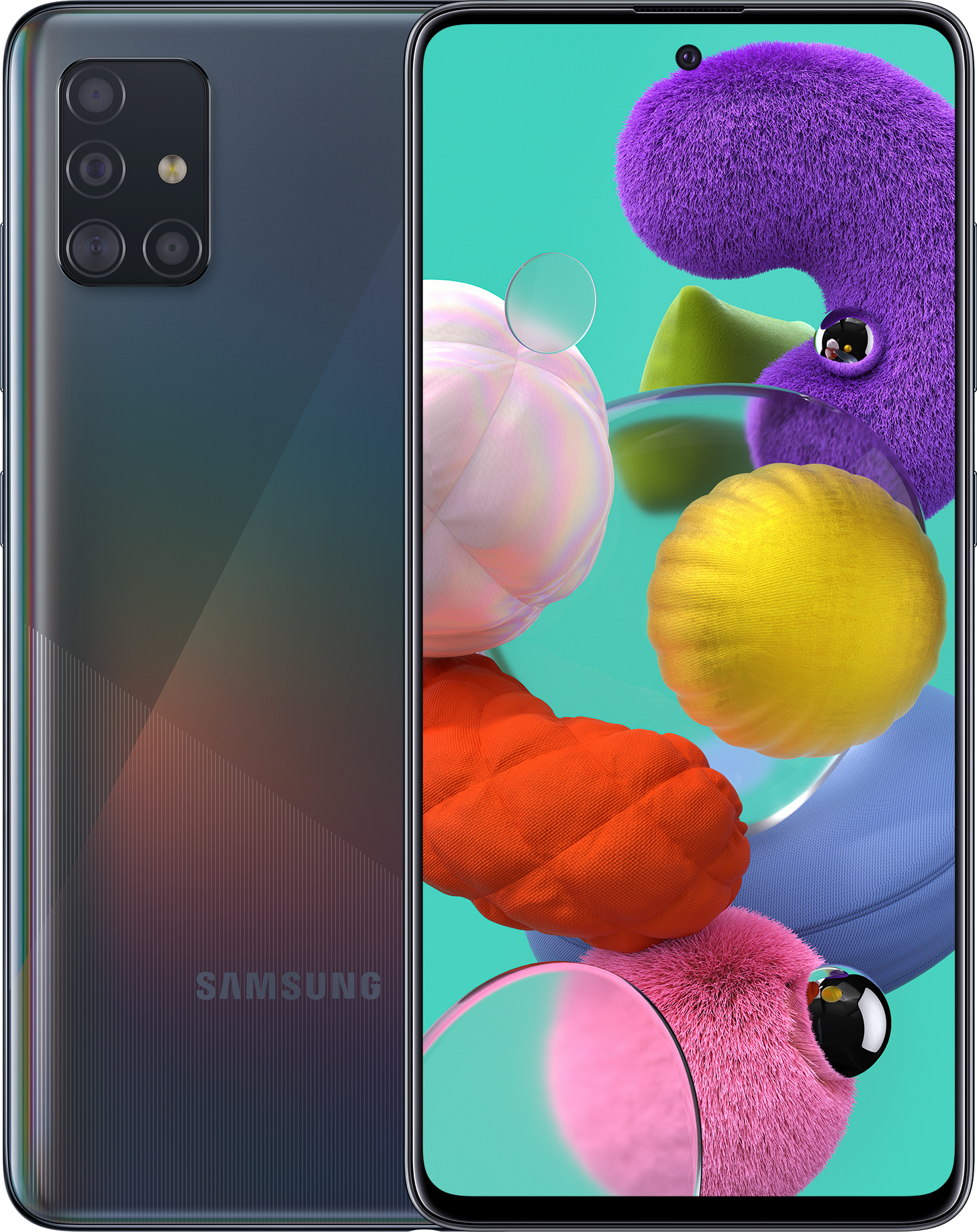 Смартфон Samsung Galaxy A51 128 ГБ черный купить на фирменном сайте  galaxystore в Москве, цены на мобильный телефон Смартфон Samsung Galaxy A51  128 ГБ черный