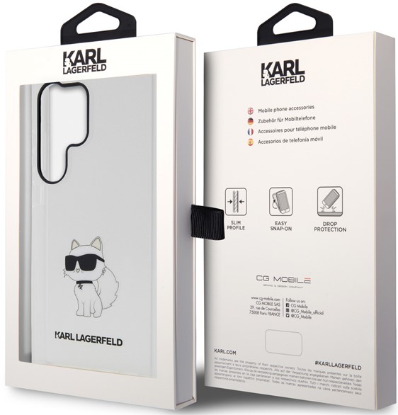 Чехол Karl Lagerfeld NFT Choupette для Galaxy S23 Ultra прозрачный KLHCS23LHNCHTCT - фото 5