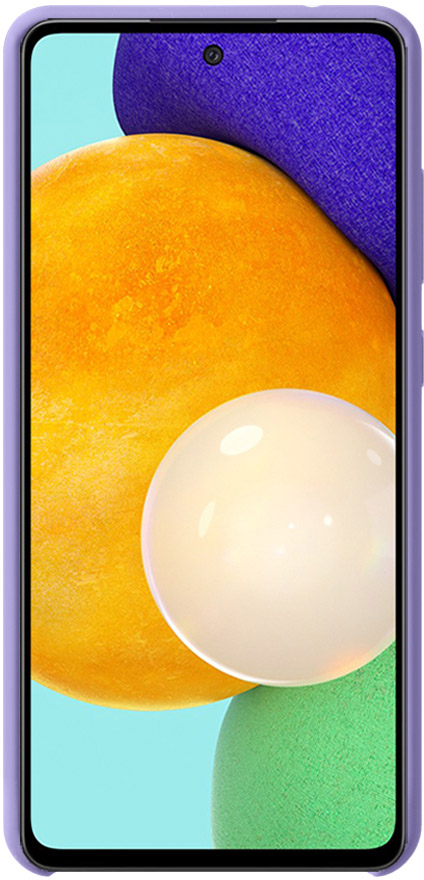 Чехол Deppa Liquid Silicone для Galaxy A52 лаванда 870114 - фото 3