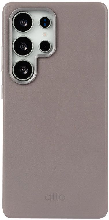 

Чехол Alto Clop для Galaxy S25 Ultra, MagSafe, кожа серый, Clop для Galaxy S25 Ultra, MagSafe, кожа серый