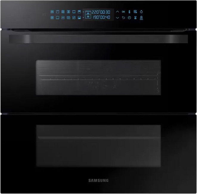 Духовой шкаф Samsung NV75N7646RB/WT c Dual Cook Flex, 75 л черный NV75N7646RB/WT