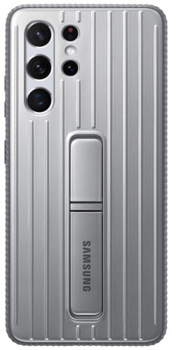 

Чехол Samsung, Серый, Protective Standing Cover для Galaxy S21 Ultra серый