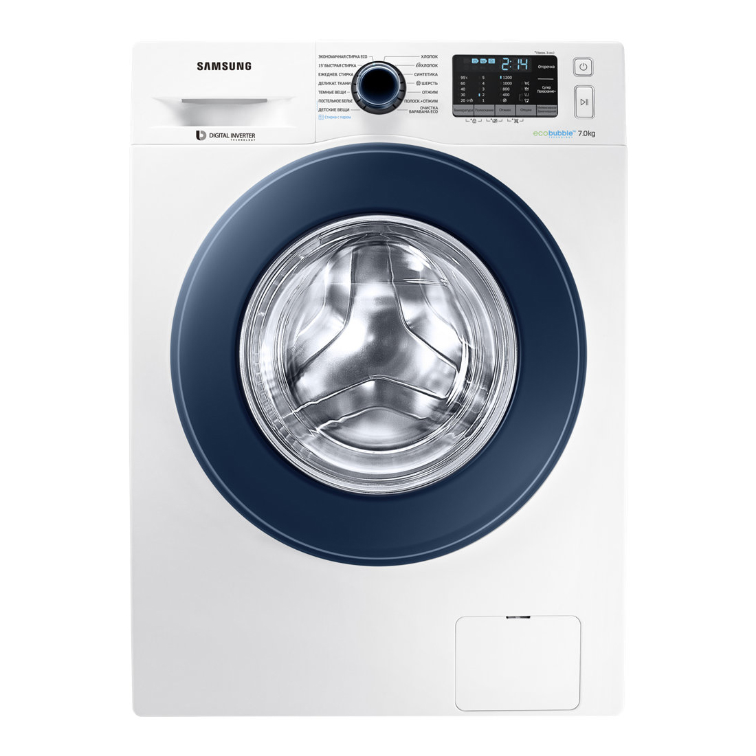 Стиральная машина Samsung WW70J52E02WDLP белый купить на фирменном сайте  galaxystore в Москве, цены на Стиральная машина Samsung WW70J52E02WDLP белый