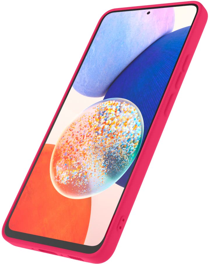 Чехол VLP Silicone Case для Galaxy A54, силикон красный 1051095 - фото 2