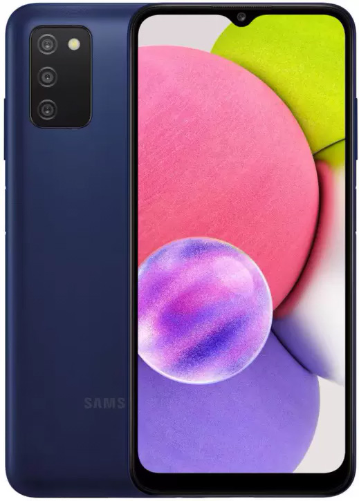 Смартфон Samsung Galaxy A03s 32 ГБ синий