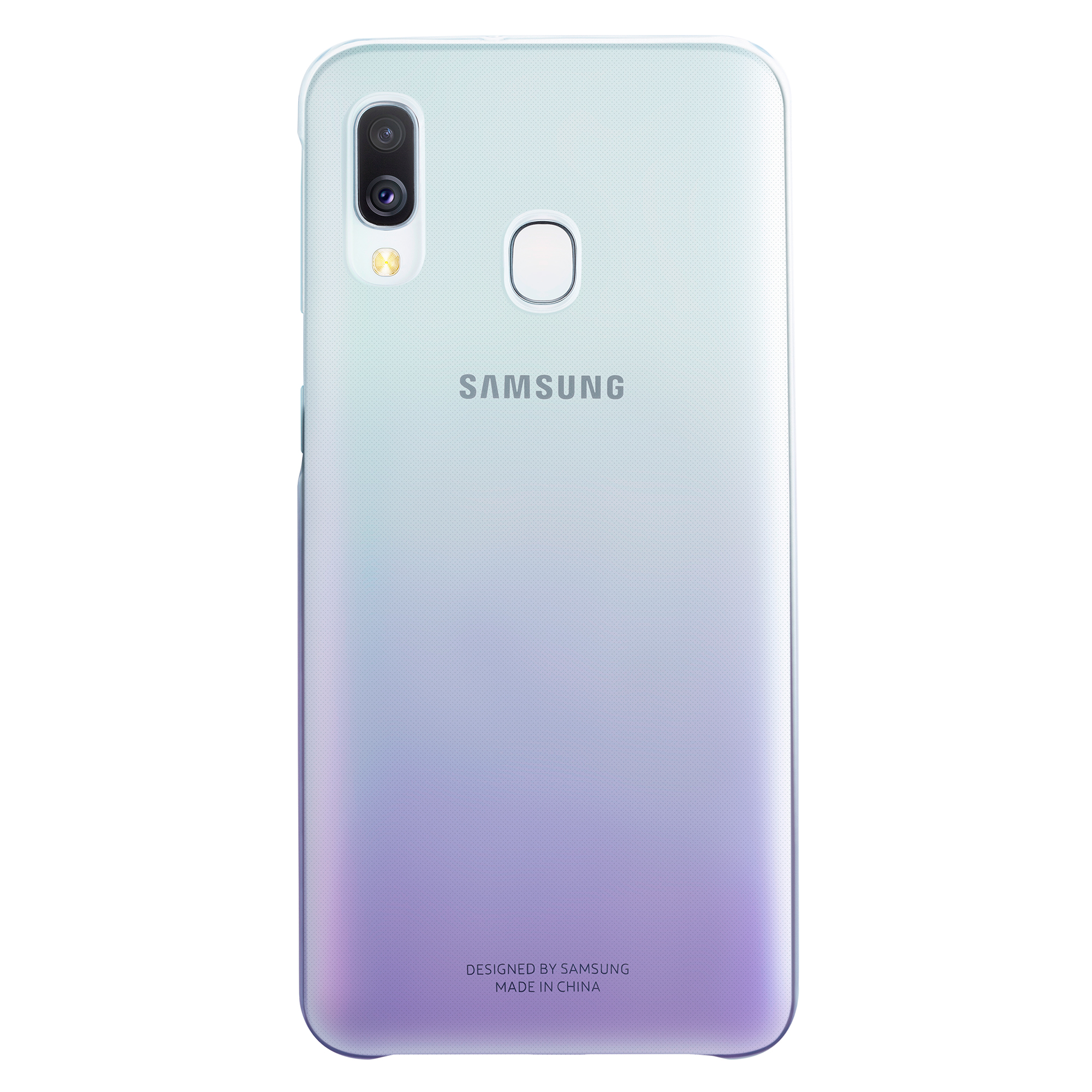 Чехол Samsung Gradation Cover Galaxy A40 фиолетовый купить на фирменном  сайте galaxystore в Москве, цены на Чехол Samsung Gradation Cover Galaxy A40  фиолетовый