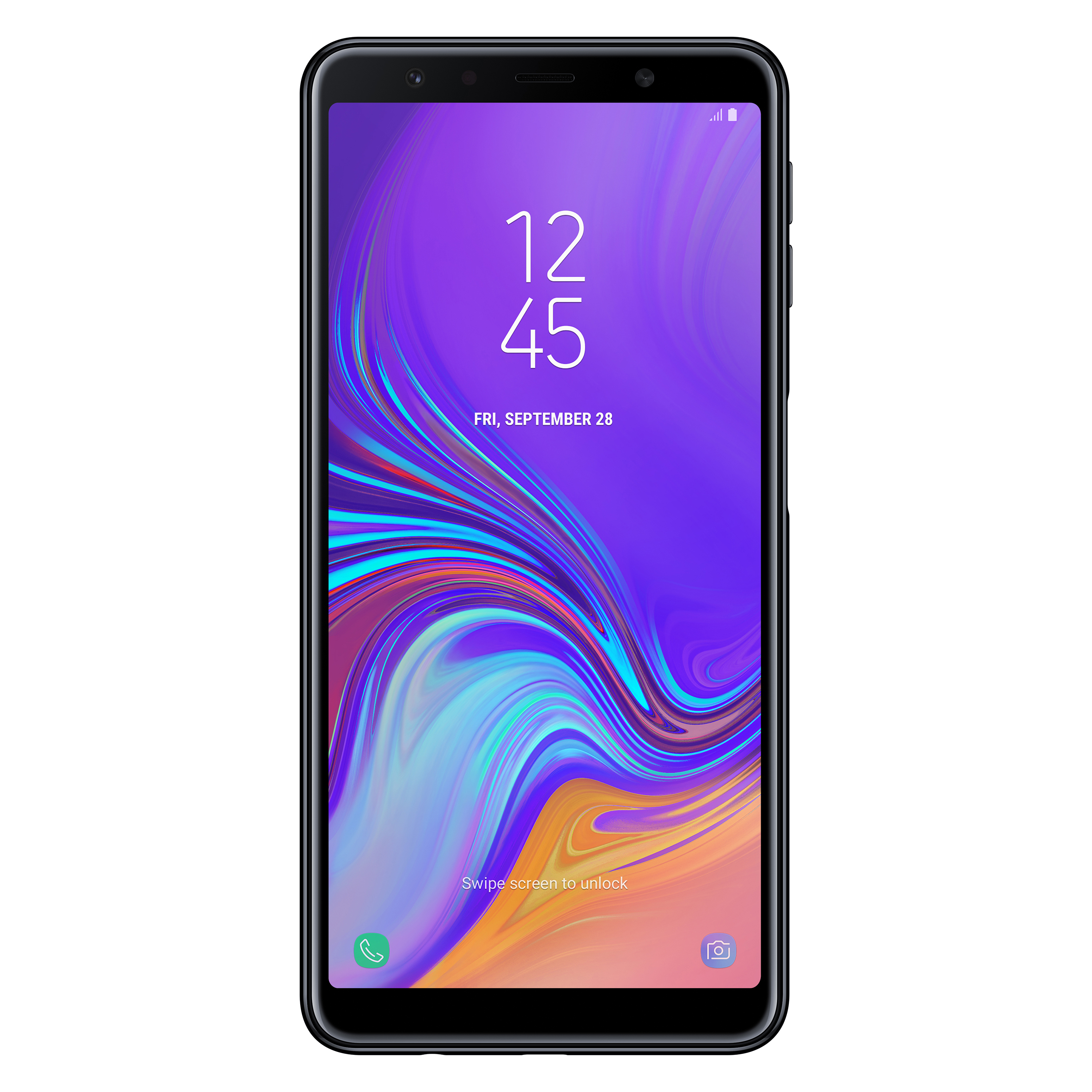 Смартфон Samsung Galaxy A7 (2018) 64 ГБ черный