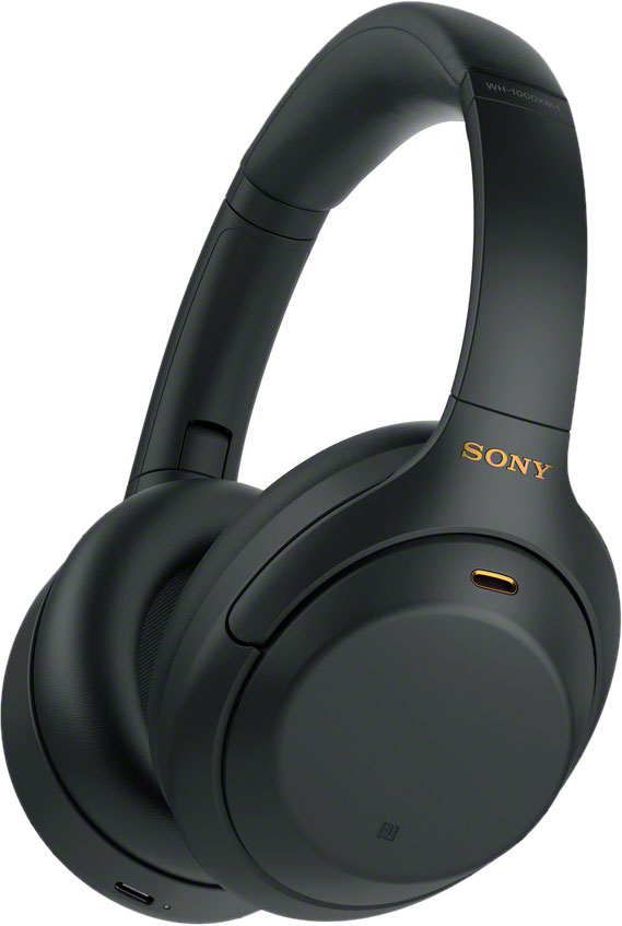 Беспроводные наушники Sony WH-1000XM4 Bluetooth черные WH1000XM4B.E, цвет черный - фото 1