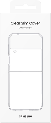Чехол Samsung Clear Slim Cover для Z Flip4 прозрачный EF-QF721CTEGRU - фото 6