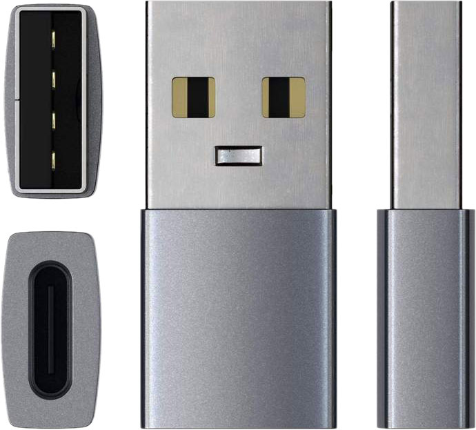 Адаптер Satechi USB-A / USB-C серый ST-TAUCM USB-A / USB-C серый - фото 4