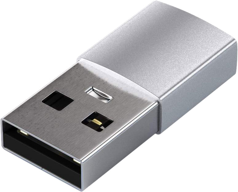 Адаптер Satechi USB-A / USB-C серебристый ST-TAUCS USB-A / USB-C серебристый - фото 2