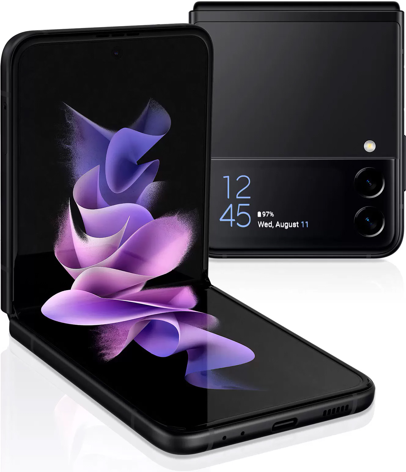 Смартфон Samsung Galaxy Z Flip3 256 ГБ черный (SM-F711BZKFCAU)