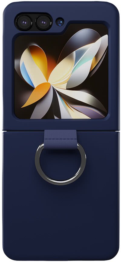 Чехол VLP Soft Touch Case для Z Flip5 синий 10514004 - фото 2