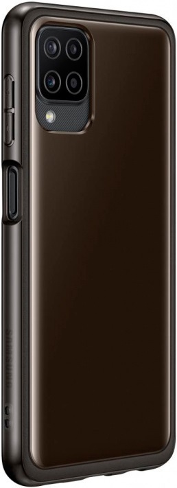Чехол Samsung Silicone Cover для Galaxy A12 черный EF-QA125TBEGRU - фото 2