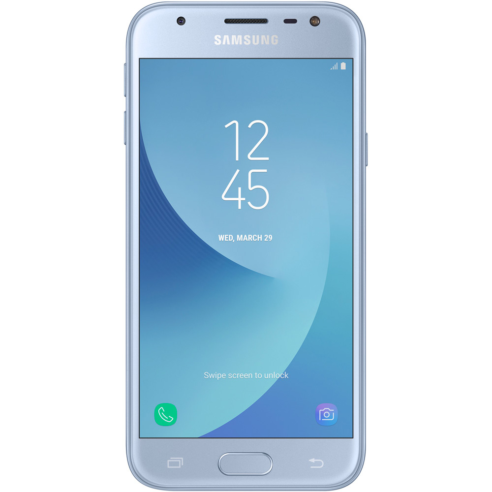 Смартфон Samsung Galaxy J3 (2017) 16 ГБ голубой купить на фирменном сайте  galaxystore в Москве, цены на мобильный телефон Смартфон Samsung Galaxy J3 ( 2017) 16 ГБ голубой