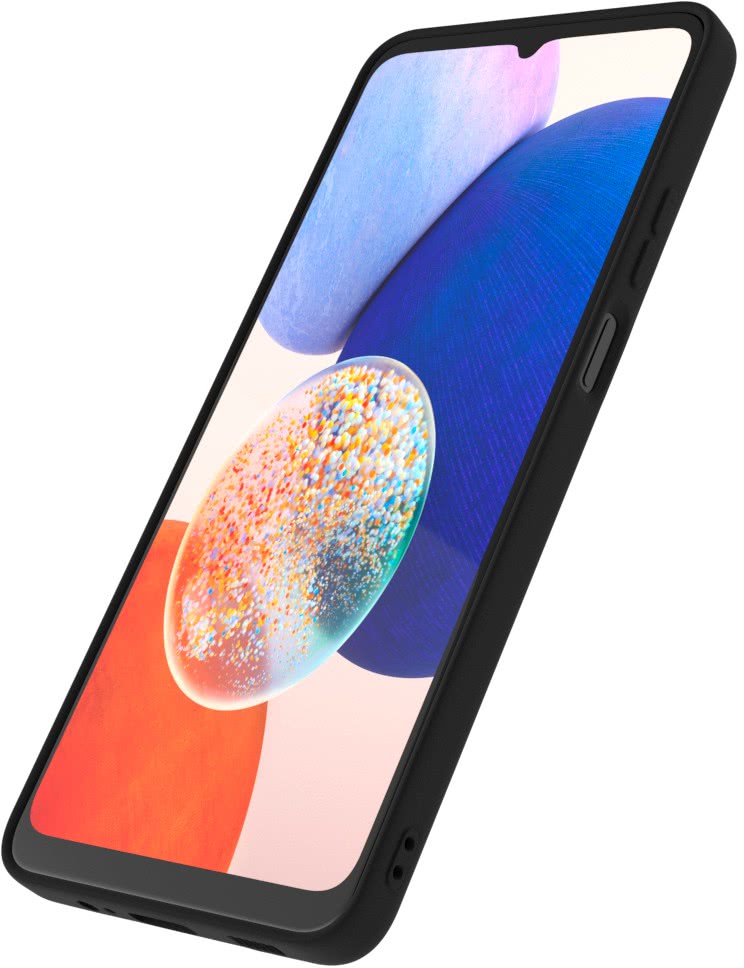 Чехол VLP Silicone Case для Galaxy A14, силикон черный фото 2