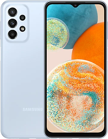 Смартфон Samsung Galaxy A23 128 ГБ голубой (SM-A235FLBVGLB) SM-A235FLBVGLB Galaxy A23 128 ГБ голубой (SM-A235FLBVGLB) - фото 1