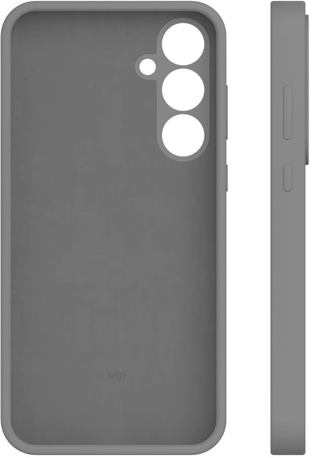 Чехол VLP Aster Case для Galaxy A35, силикон серый 1057064 - фото 3