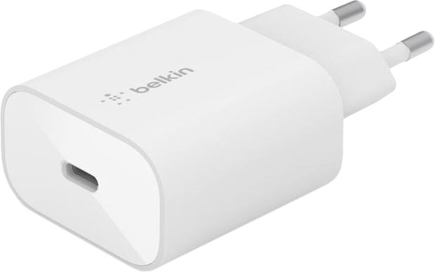 Сетевое зарядное устройство Belkin USB-C, 25Вт белый WCA004vfWH - фото 1
