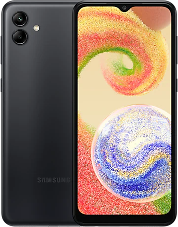 

Смартфон Samsung Galaxy A04 64 ГБ черный, Galaxy A04 64 ГБ черный