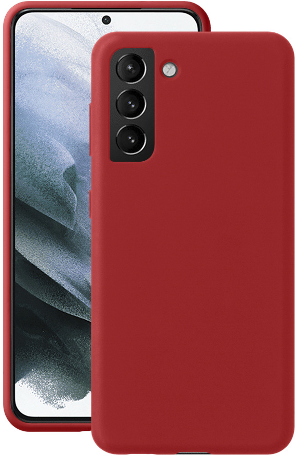 Чехол Deppa Liquid Silicone Pro для Galaxy S21 красный