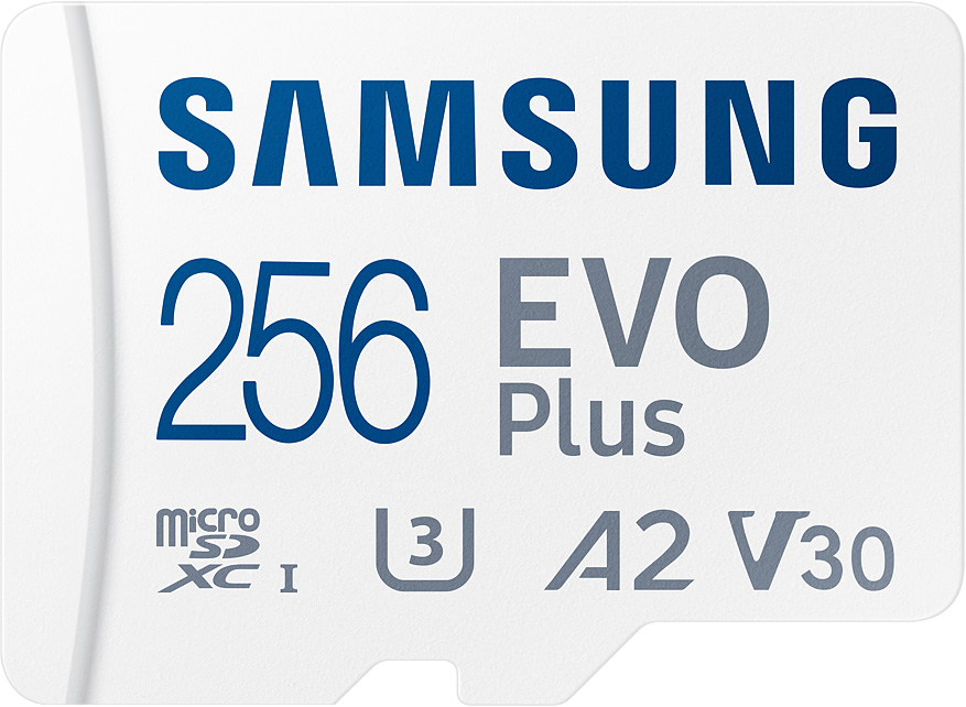 Карта памяти Samsung MicroSDXC EVO Plus 256 ГБ MB-MC256KA/KR, цвет белый