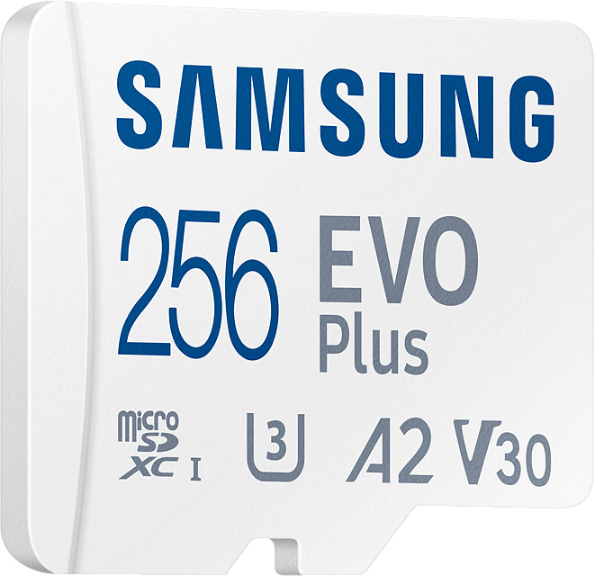 Карта памяти Samsung MicroSDXC EVO Plus 256 ГБ MB-MC256KA/EU, цвет белый MB-MC256KA/EU - фото 4