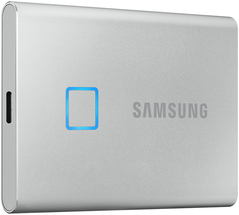 Внешний накопитель Samsung SSD USB 3.2 T7 1 ТБ серебристый