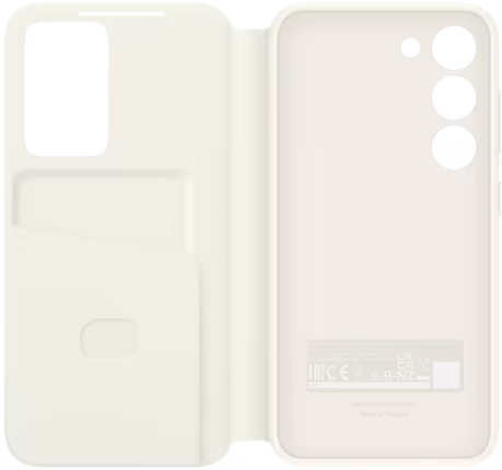 Чехол Samsung Smart View Wallet Case S23 Кремовый EF-ZS911CUEGRU - фото 5