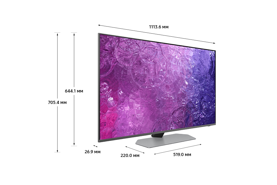 Телевизор Samsung 50&quot; Neo QLED 4K QN90C серебристый фото 5