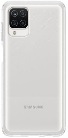 Чехол Samsung Silicone Cover для Galaxy A12 белый