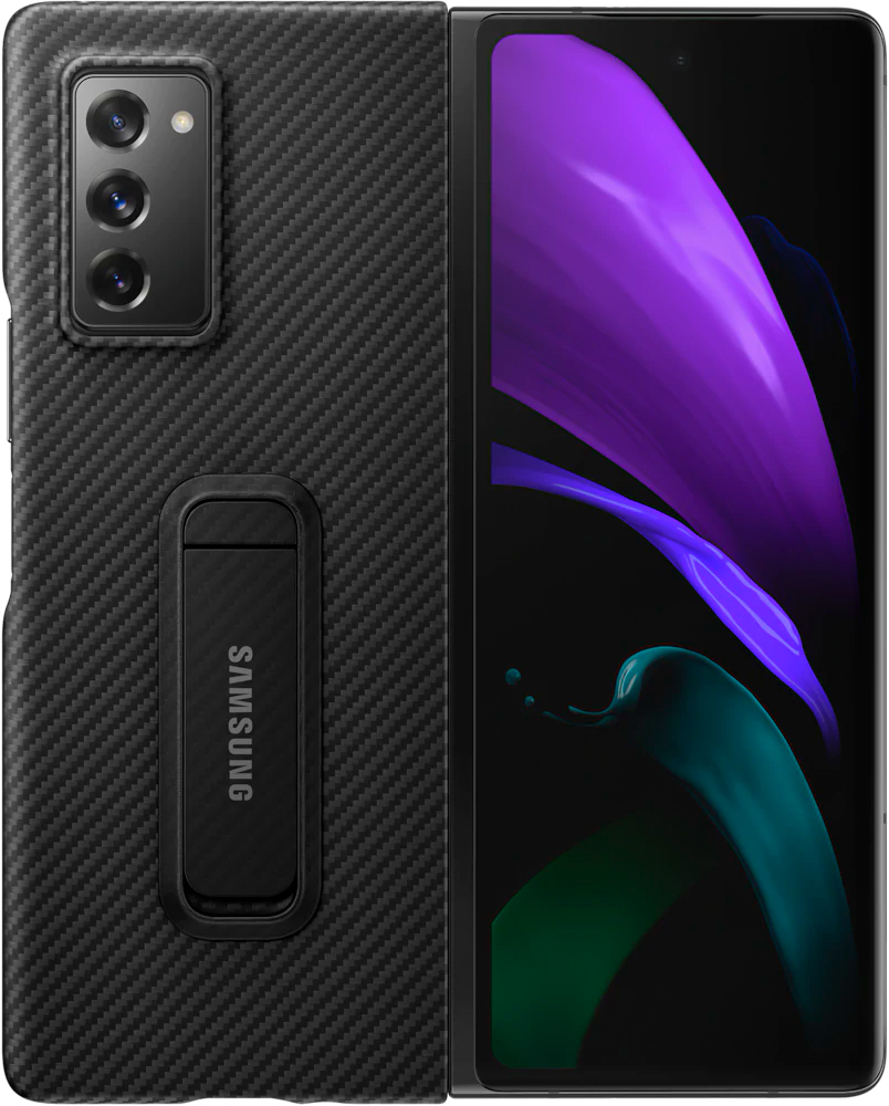 Чехол Samsung Aramid Standing Cover для Galaxy Z Fold2 черный