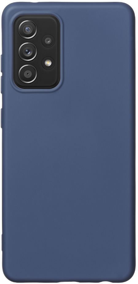 Чехол Deppa Soft Silicone для Galaxy A52 синий 870108 - фото 1
