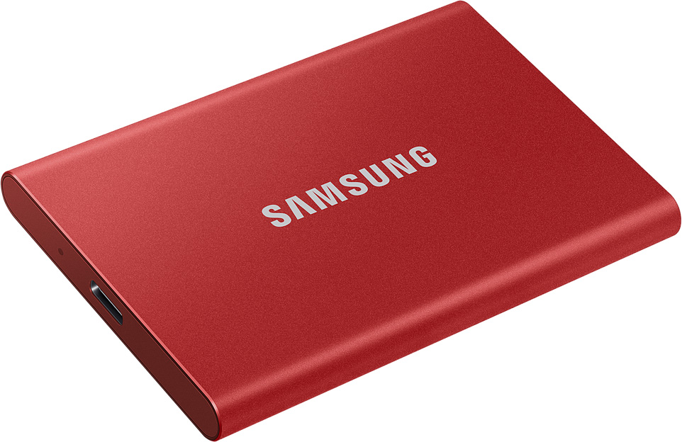 Внешний накопитель Samsung SSD USB 3.2 T7 1 ТБ красный MU-PC1T0R/WW MU-PC1T0R/WW - фото 5