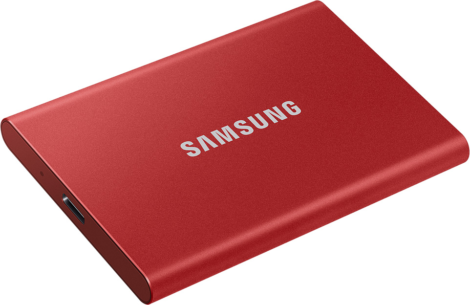 Внешний накопитель Samsung SSD USB 3.2 T7 1 ТБ красный фото 5