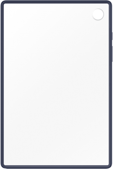 Чехол Samsung Clear Edge Cover Tab A8 прозрачный с темно-синей рамкой EF-QX200TNEGRU, цвет темно-синий - фото 6